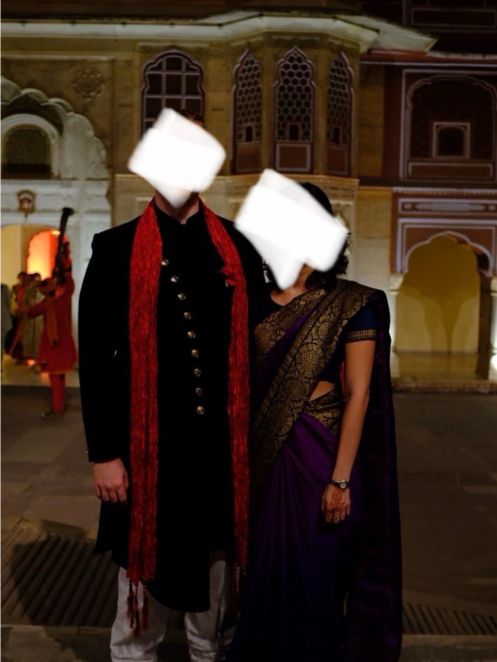 Full set Ombré Saree XS/S/M (please read for Saree 101/size guide)